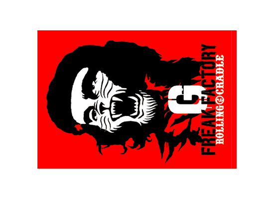 G-FREAK FACTORY×ROLLING CRADLE WネームSTICKER | G-FREAK FACTORY