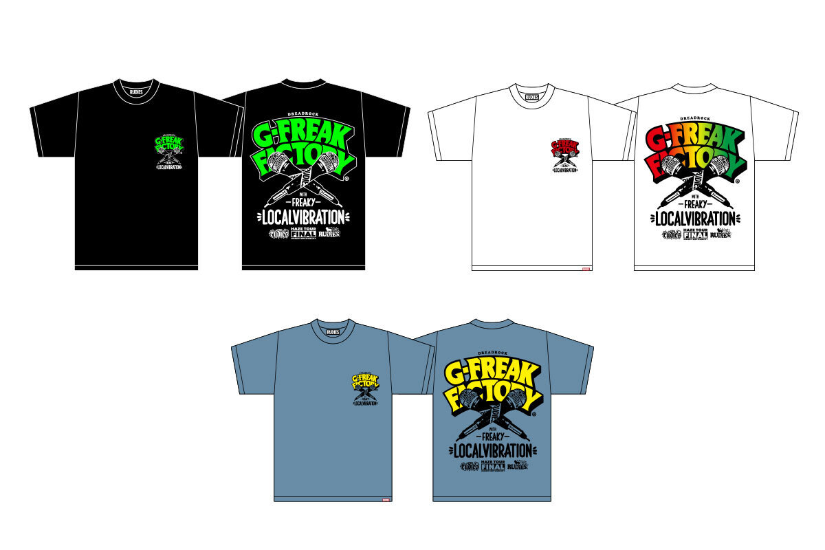 HAZE TOUR FINAL Tシャツ G-FREAK FACTORY×RUDIE'S | G-FREAK