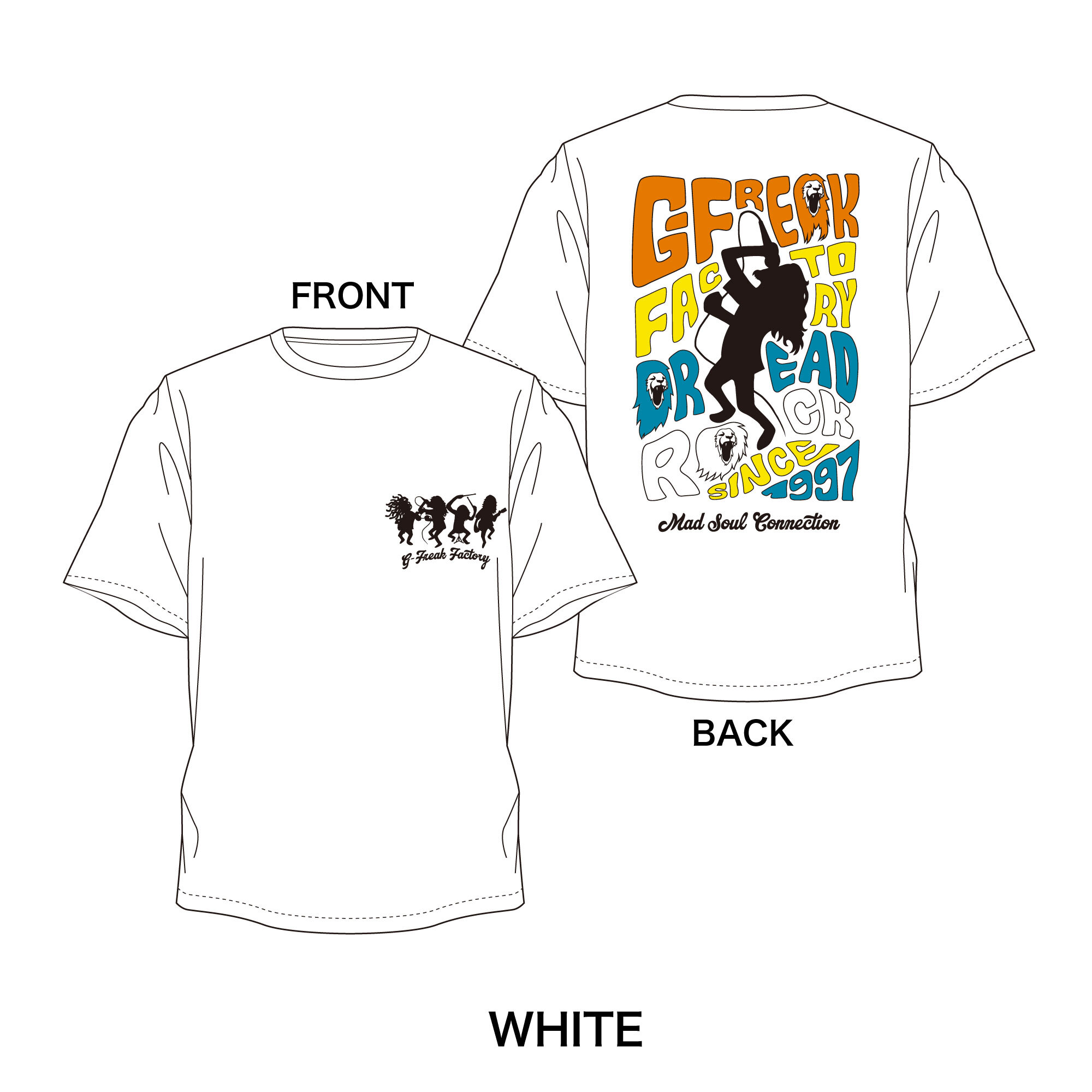 DREAD ROCK? T-SHIRTS（WHITE）